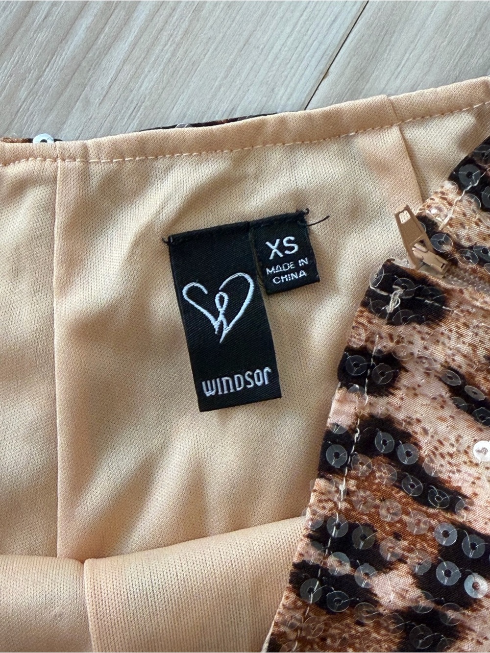 CLEAN OUT SALE: Leopard micro short - Picture 2 of 2